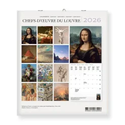 Outlet Calendrier 2026 - Chefs-d'œuvre du Louvre - 15,5x18cm Calendriers Et Agendas