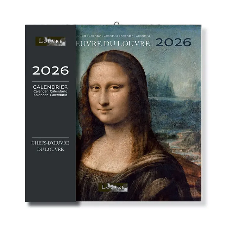 Discount Calendrier 2026 - Chefs-d'œuvre du Louvre - 30x30 cm Calendriers Et Agendas