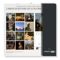 Discount Calendrier 2026 - Chefs-d'œuvre du Louvre - 30x30 cm Calendriers Et Agendas