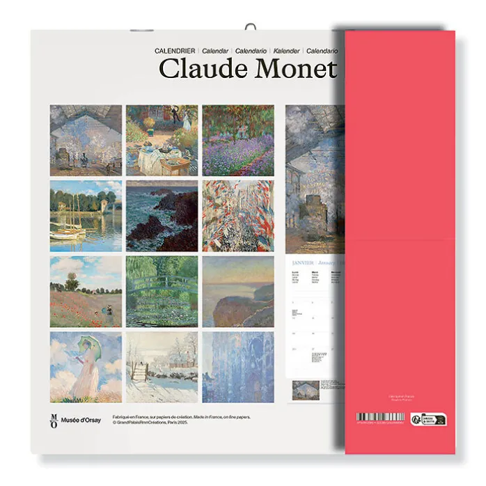 Calendrier 2026 - Claude Monet - 30x30 cm