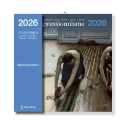 Clearance Calendrier 2026 - Impressionnisme - 30x30 cm Calendriers Et Agendas