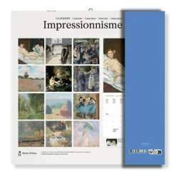 Clearance Calendrier 2026 - Impressionnisme - 30x30 cm Calendriers Et Agendas