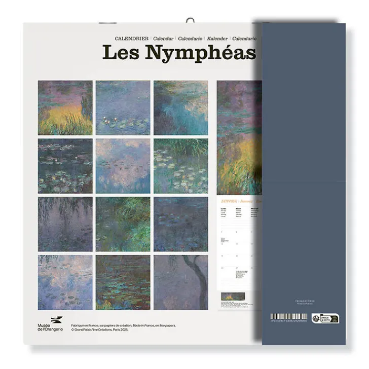 Clearance Calendrier 2026 - Les Nymphéas - 30x30 cm Calendriers Et Agendas