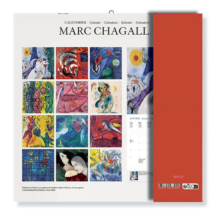Calendrier 2026 - Marc Chagall - 30x30 cm