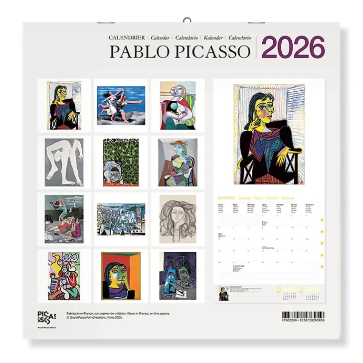 New Calendrier 2026 - Pablo Picasso - 30x30 cm Calendriers Et Agendas