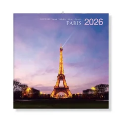 New Calendrier 2026 - Paris Photos - 30x30 cm Calendriers Et Agendas