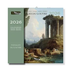 Calendrier 2026 - Paysages du Louvre - 30x30 cm