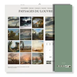 Calendrier 2026 - Paysages du Louvre - 30x30 cm