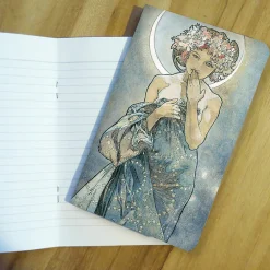 Carnet Alphonse Mucha - La Lune et les étoiles