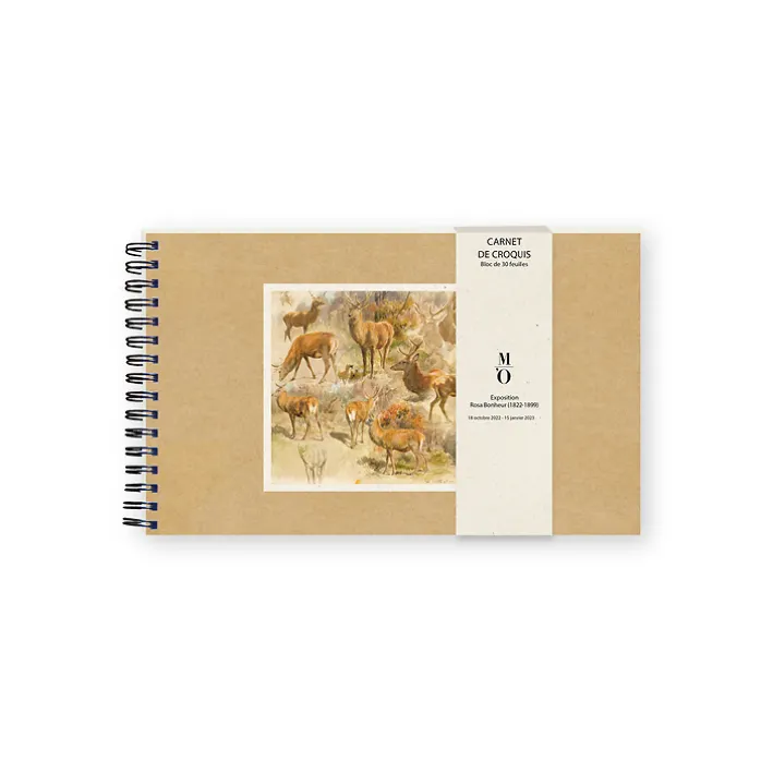 Carnet de croquis Rosa Bonheur A5 - Quinze études de cerf