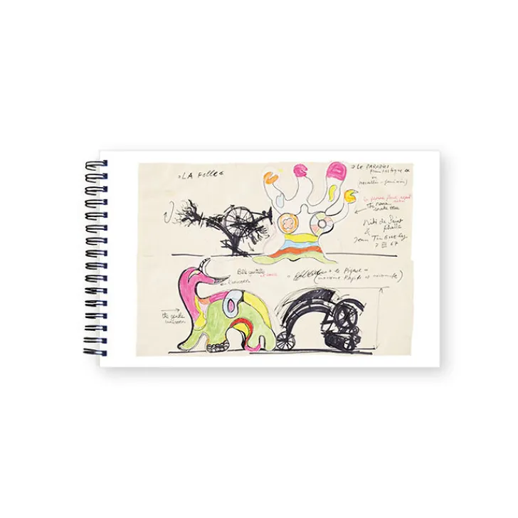 Clearance Carnet de croquis à spirale Niki de Saint Phalle / Jean Tinguely - Le Paradis fantastique, 7 mars 1967 Cahiers Et Carnets