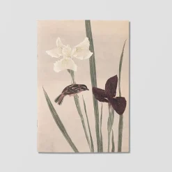 New Carnet de notes - Fleurs et oiseaux Cahiers Et Carnets