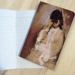 Carnet Édouard Manet / Edgar Degas - Femme regardant avec des jumelles, vers 1877 / Berthe Morisot à l'éventail, 1872