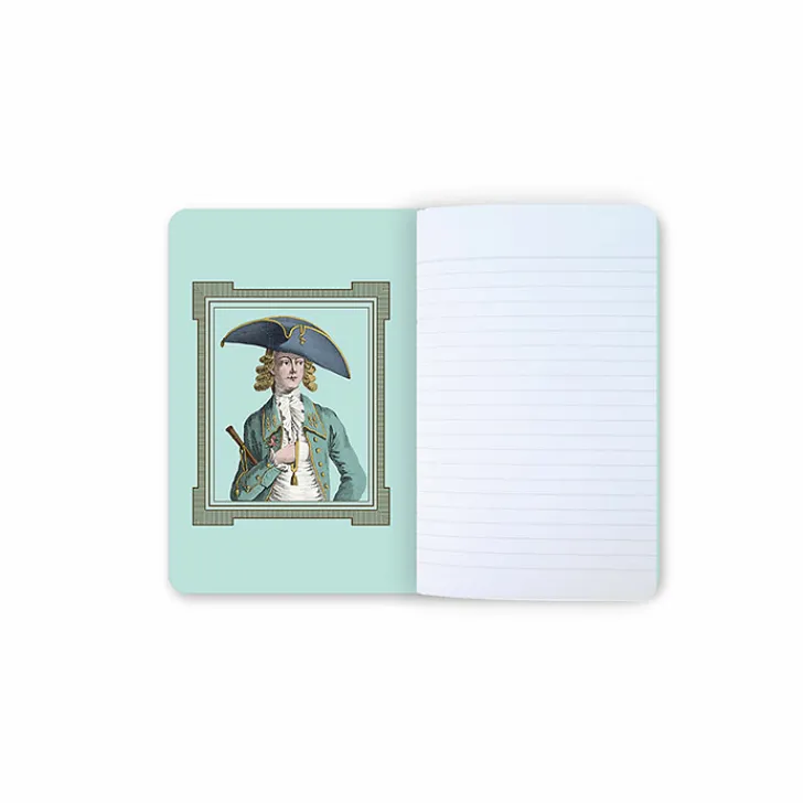 Outlet Carnet Galerie des modes - Petit Maître avec un chapeau à la Suisse et un gilet à la Turque Cahiers Et Carnets