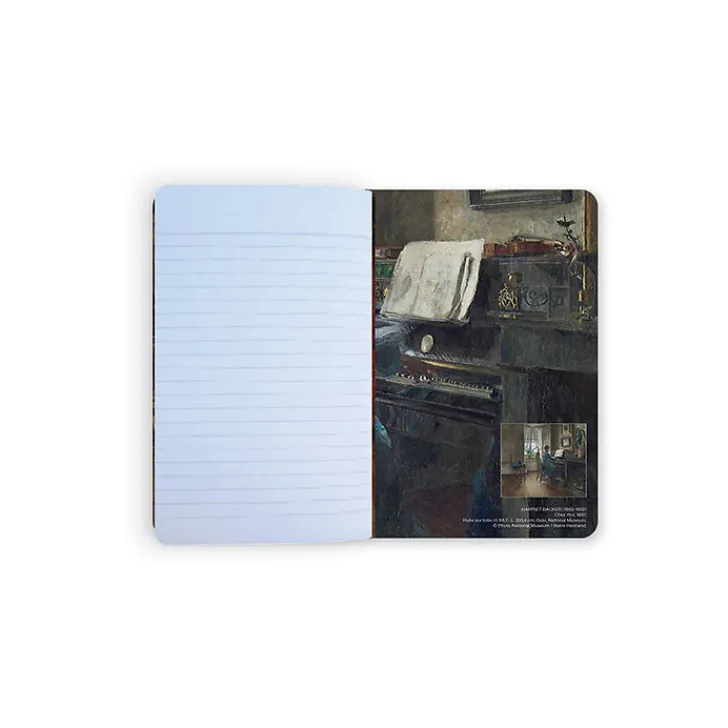 Hot Carnet Harriet Backer - Chez moi, 1887 / Andante, 1881 Cahiers Et Carnets