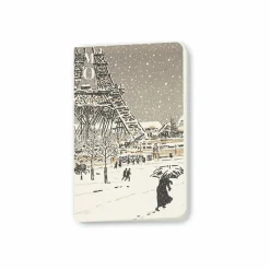 Outlet Carnet Henri Rivière - La Tour en construction, vue du Trocadéro, extrait de l'album Les Trente-six vues de la Tour Eiffel, entre 1888 et 1902 Cahiers Et Carnets
