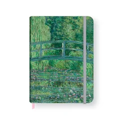 Discount Carnet à élastique Claude Monet - Le bassin aux nymphéas, harmonie verte, 1899 Cahiers Et Carnets
