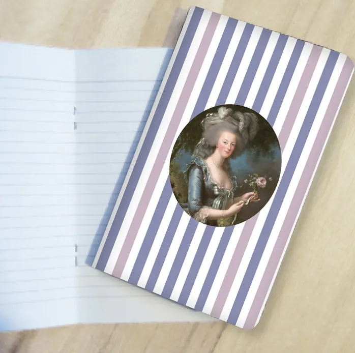 Carnet Élisabeth Louise Vigée Le Brun - Portrait de la reine Marie-Antoinette dit « à la rose », 1783