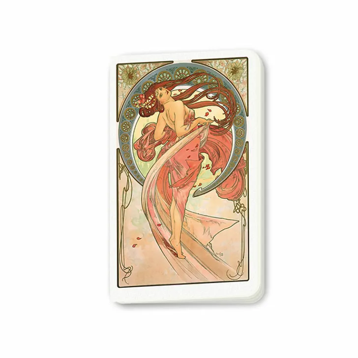 Outlet Carnet long Alphonse Mucha - La danse / La musique, 1896 Cahiers Et Carnets