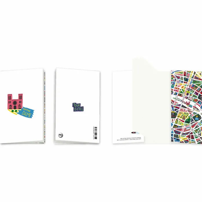 Carnet "Plan de Paris" - Notre-Dame