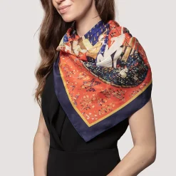 Carré Dame à la licorne Foulards, Étoles, Châles