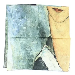 Carré de soie Amedeo Modigliani - La jeune femme au col marin, 1918