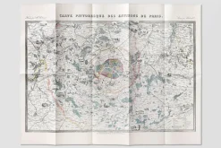 Carte - Carte pittoresque des environs de Paris