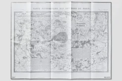 Carte - Carte pittoresque des environs de Paris