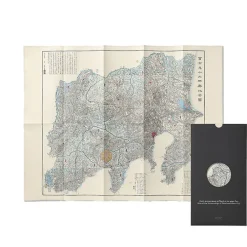 Carte des environs de Tōkyō et du mont Fuji