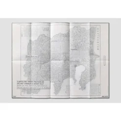 Carte des environs de Tōkyō et du mont Fuji