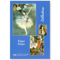 10 Cartes doubles et enveloppes - Edgar Degas