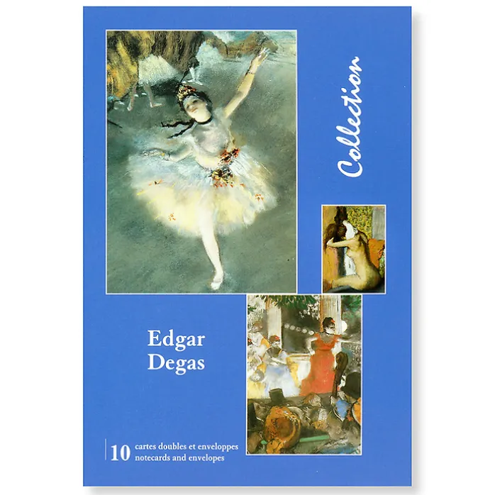 10 Cartes doubles et enveloppes - Edgar Degas