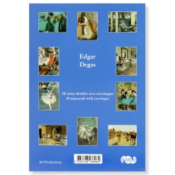 10 Cartes doubles et enveloppes - Edgar Degas