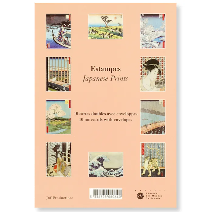 10 Cartes doubles et enveloppes - Estampes