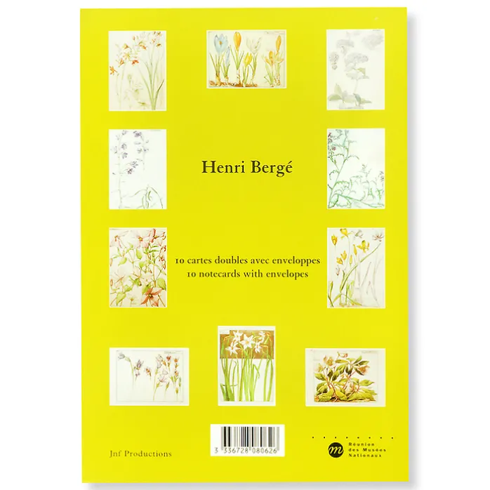 10 Cartes doubles et enveloppes - Henri Bergé