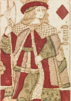 Cartes à jouer : roi de carreau (panneaux acryliques)