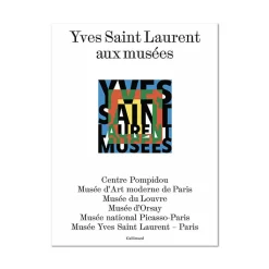 New Catalogue d'exposition Yves Saint Laurent aux musées Catalogues D'Exposition