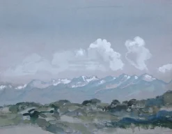 Clearance Chaîne de montagnes enneigées, le matin (panneaux aluminium) Panneaux Aluminium|Panneaux Acryliques