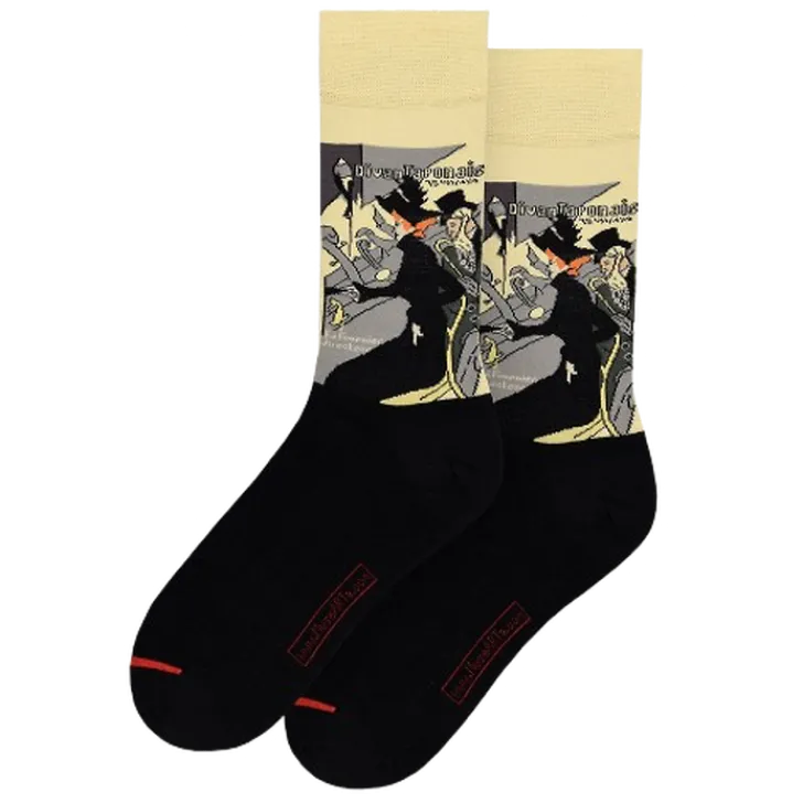 Discount Chaussettes Henri de Toulouse-Lautrec - Divan Japonais Chaussettes