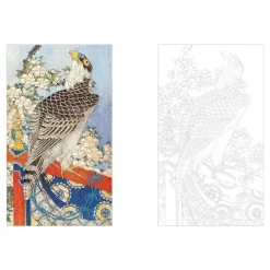 Chefs-d'œuvre du Japon à colorier