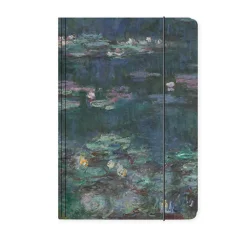 Chemise à élastique Claude Monet - Nymphéas, Reflets verts - A4