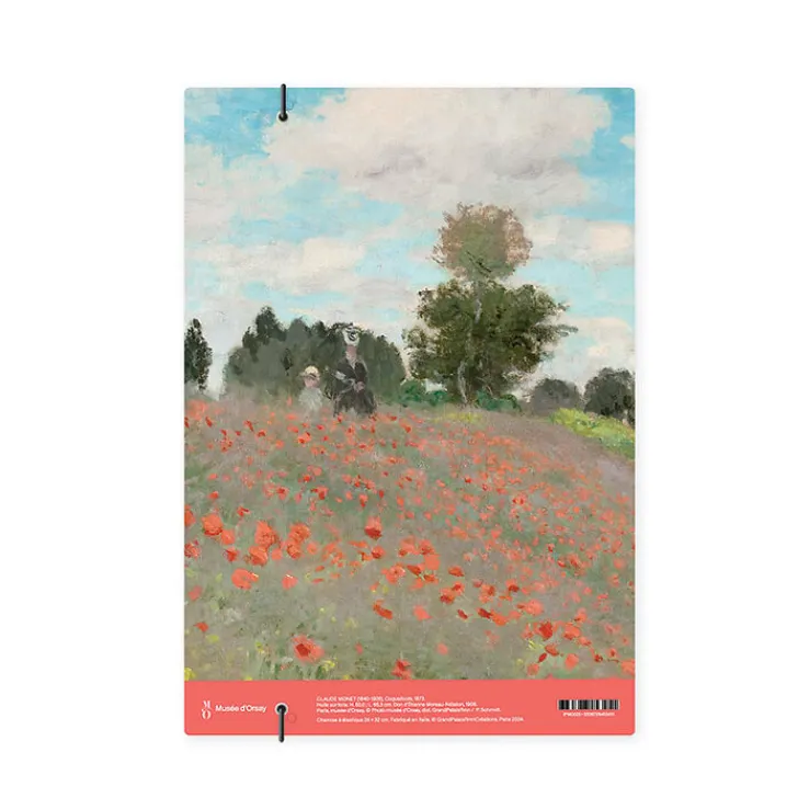 Clearance Chemise à élastique Claude Monet - Coquelicots, 1873 - A4 Chemises Et Sous-Chemises