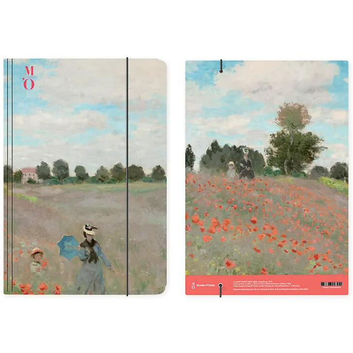 Clearance Chemise à élastique Claude Monet - Coquelicots, 1873 - A4 Chemises Et Sous-Chemises