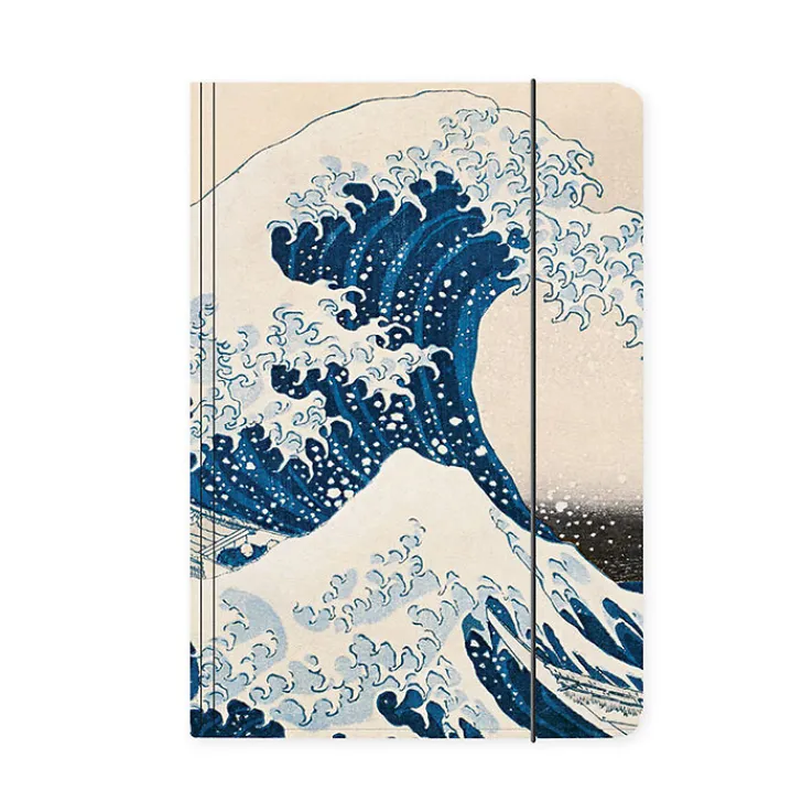 Online Chemise à élastique Katsushika Hokusaï - Sous la grande vague au large de la côte à Kanagawa, 1830-1832 - A4 Chemises Et Sous-Chemises