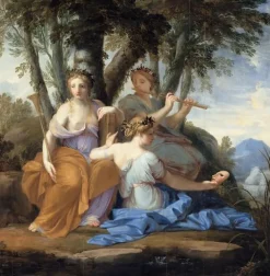 Hot Clio, Euterpe et Thalie (toiles encadrées) Toiles Encadrées|Toiles Sans Cadre