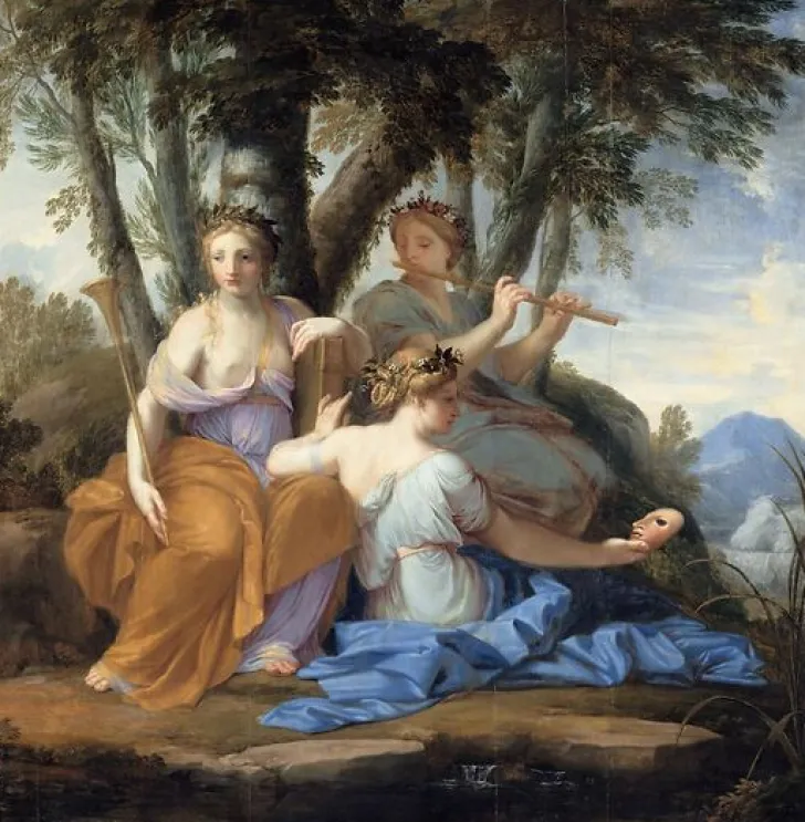 Hot Clio, Euterpe et Thalie (toiles encadrées) Toiles Encadrées|Toiles Sans Cadre