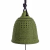 Cloche en fonte Campana Feng Shui Furin Iwashu - Vert