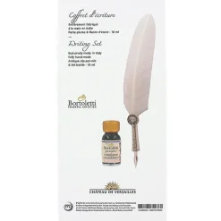 Coffret d'écriture Versailles - Plume d'oie blanche - Bortoletti