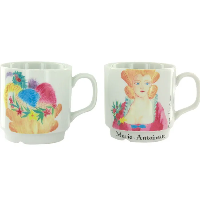 Coffret de deux mugs Bonjour Versailles