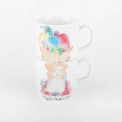 Coffret de deux mugs Bonjour Versailles
